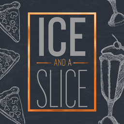 Ice and a Slice logo.